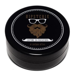 Hipsteria Sapone Nero da Rasatura Ai Carboni Attivi 100ML