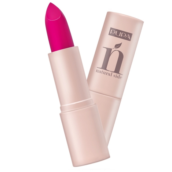 Pupa Natural Side Lipstick - 008 Shocking Fuchsia