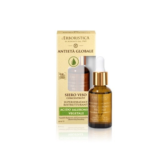 Siero Viso Anti-Età Athena's 30 ml - Acido Ialuronico Vegetale