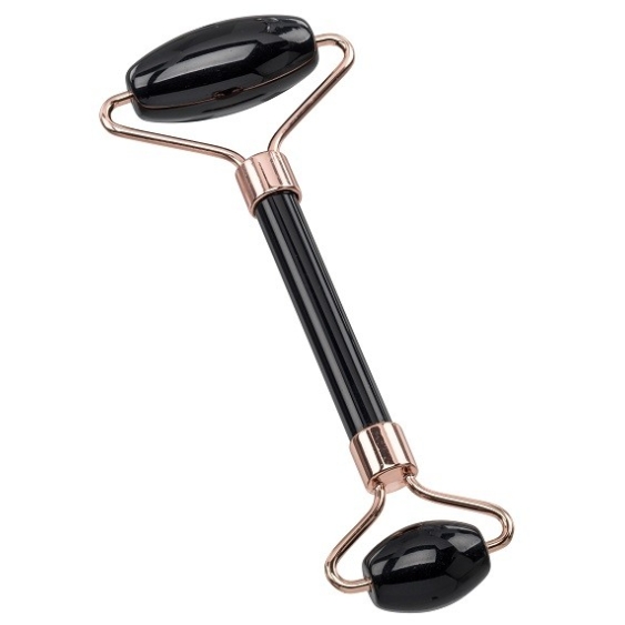 Zoe Ayla Extravagant Black Obsidian Facial Roller
