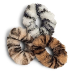 Zoe Ayla Faux Fur Scrunchies 3PZ