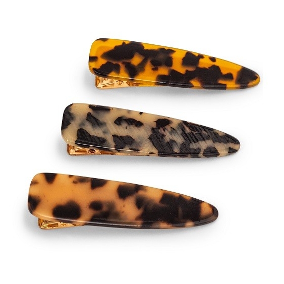 Zoe Ayla Leopard Hair Clips 3PZ