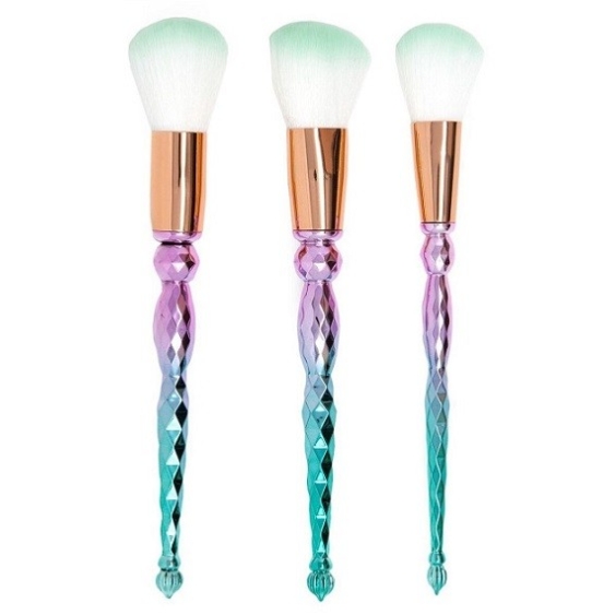 Zoe Ayla Royal Scepter Shape Makeup Brush Set 3PZ