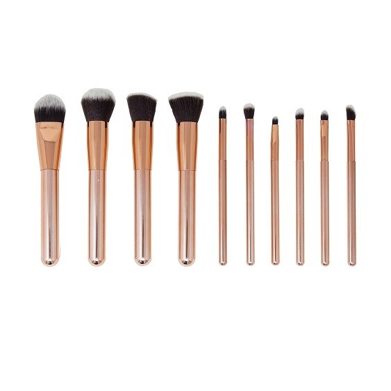 Zoe Ayla Luxurious Make Up Brush Set Rose Gold 10PZ