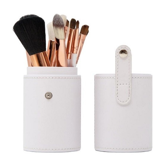 Zoe Ayla Professional Make-up Brush Set  White and Rose Gold 12PZ