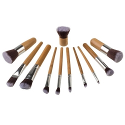 Zoe Ayla Professional Bamboo Eco Make-Up Brush Set 11PZ