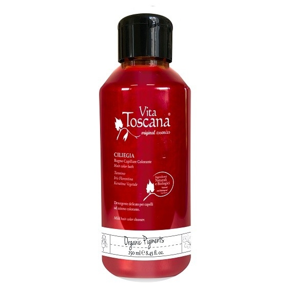 Vita Toscana Organic Pigments Bagno Capillare Colorante Ciliegia 250ML
