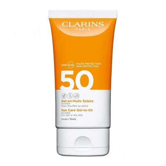 Clarins Sun Care Gel To Oil Body 50+ 150ML