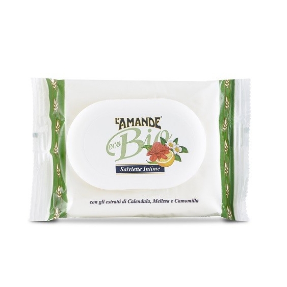 L'Amande Eco Bio Salviette Igiene Intima 20PZ