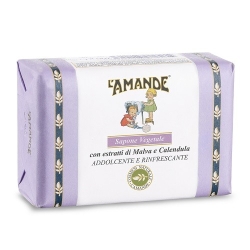 L'Amande Marseille Sapone Vegetale Malva e Calendula 200GR