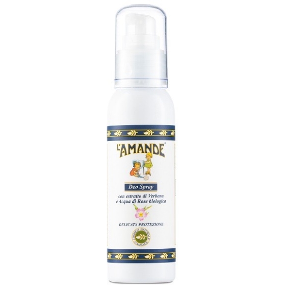 L'Amande Marseille Deo Spray Verbena e Acqua Di Rose Bio 100ML