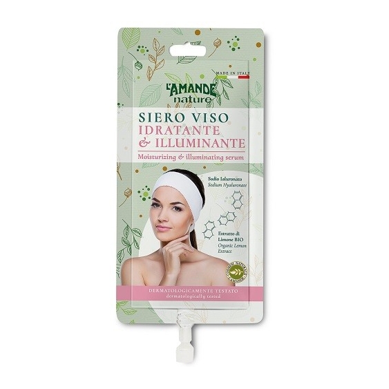 L'Amande Nature Siero Viso Idratante e Illuminante 15ML