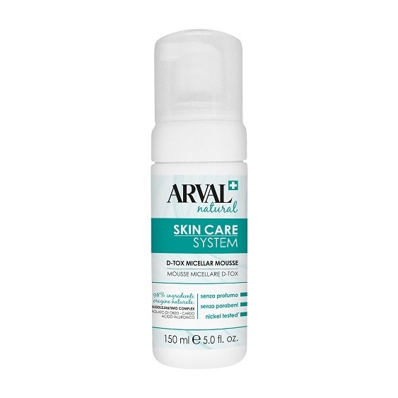 Arval Skin Care System Mousse Micellare D-Tox 150ML