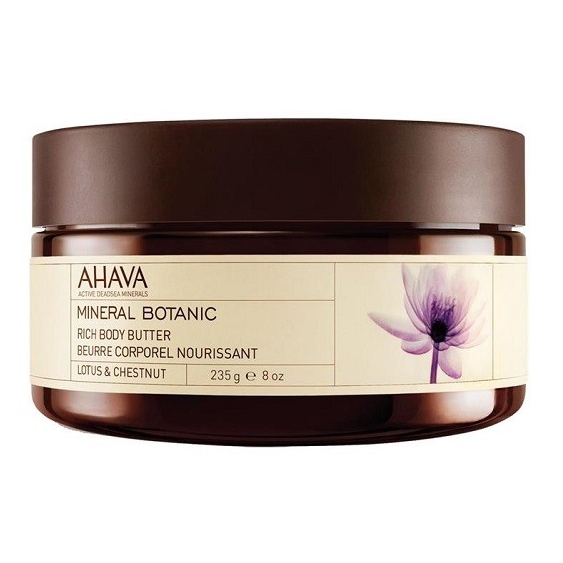 Ahava Mineral Botanic Rich Body Butter Lotus & Chestnut 235GR