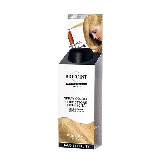 Biopoint Spray Colore Correttore Ricrescita Biondo Chiaro 75ML