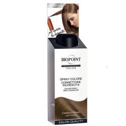 Biopoint Spray Colore Correttore Ricrescita Castano Chiaro 75ML
