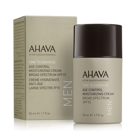 Ahava Men Time To Energize Age Control Moisturizing Cream SPF15 50ML