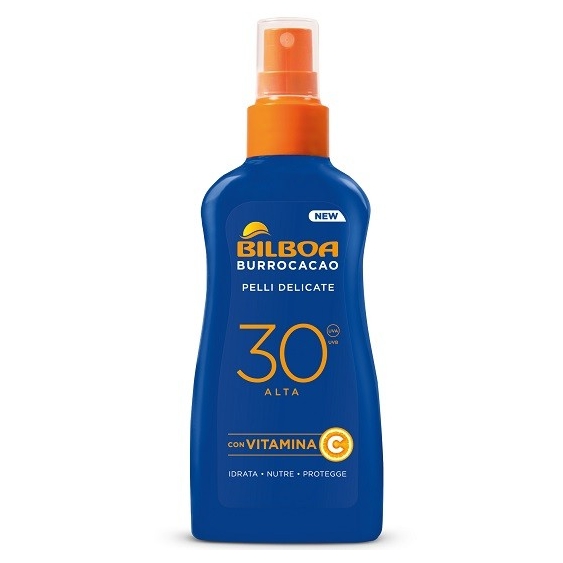 Bilboa Burrocacao Pelli Delicate Spray Solare SPF 30 No Gas 200ML