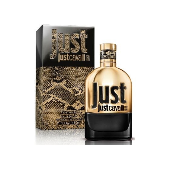 Profumo da Uomo Just Cavalli Just Gold for Him confezione da 90ML
