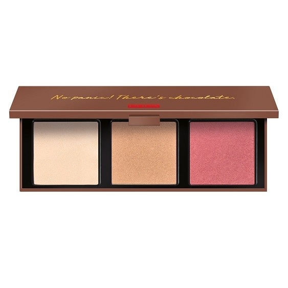 Pupa Zero Calorie Chocolate Highlighting Face Palette - 01 Cherry Chocolate