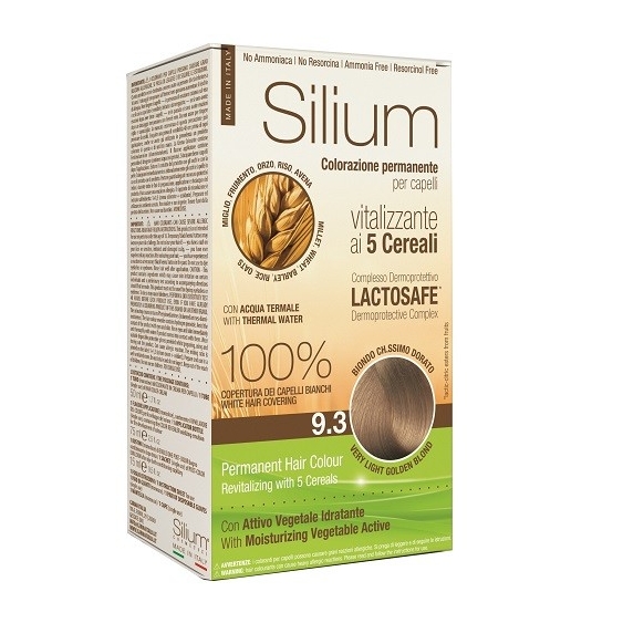Silium Colorazione Permanente ai 5 Cereali 9.3 Biondo Chiarissimo Dorato