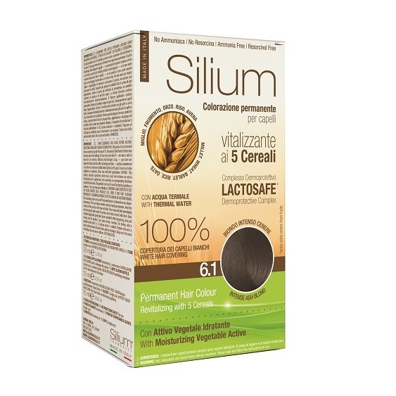 Silium Colorazione Permanente ai 5 Cereali 6.1 Biondo Intenso Cenere