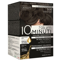 Silium 10 minuti Colorazione Permanente 5.0 Castano Chiaro Intenso