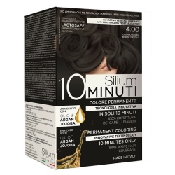 Silium 10 minuti Colorazione Permanente 4.0 Castano Intenso