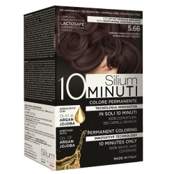 Silium 10 minuti Colorazione Permanente 5.66 Castano Chiaro Rosso Intenso
