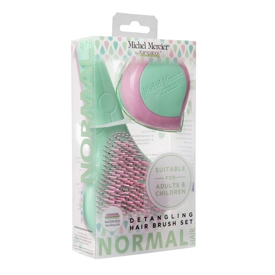 Michel Mercier Spazzola Classica & Compatta Capelli Normali Set