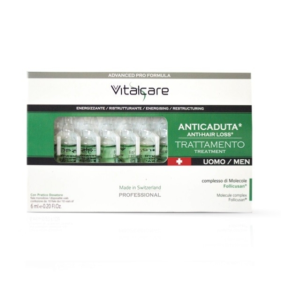 Fiale Anticaduta Vitalcare Swiss Uomo 10x6 ml | ProfumeriaWeb