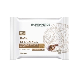 Naturaverde Bio Bava di Lumaca Salviette Struccanti Idratanti 20PZ