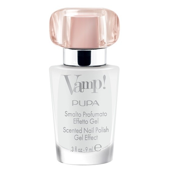 Pupa Vamp! Smalto Profumato Effetto Gel Rosa - 101 Delicate White