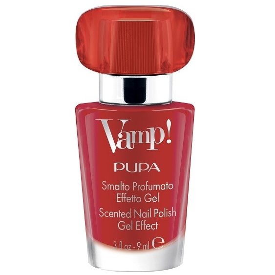 Pupa Vamp! Smalto Profumato Effetto Gel Rosso - 203 Sensual Red