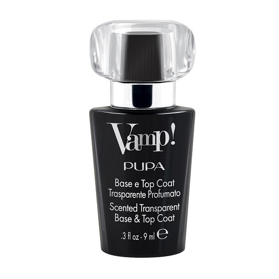 Pupa Vamp! Base & Top Coat Nero - Transparent 9ML
