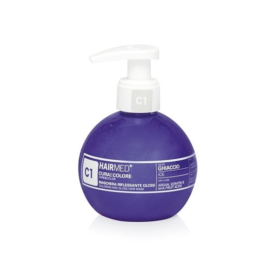 Hairmed Cura e Colore Maschera Riflessante Gloss C1 Ghiaccio 200ML