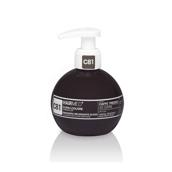Hairmed Cura e Colore Maschera Riflessante Gloss C81 Caffè Freddo 200ML