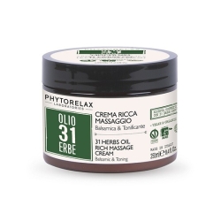 Phytorelax Olio 31 Erbe Crema Ricca Massaggio Balsamica e Tonificante 250ML