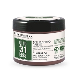 Phytorelax Olio 31 Erbe Scrub Corpo Salino Balsamico e Rivitalizzante 500ML