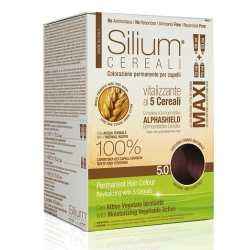 Silium Maxi Colorazione Permanente ai 5 Cereali 5.0 Castano Chiaro Naturale