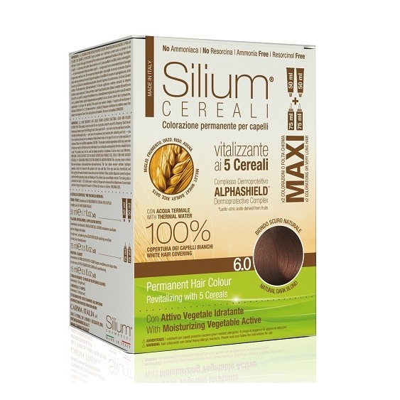 Silium Maxi Colorazione Permanente ai 5 Cereali 6.0 Biondo Scuro Naturale