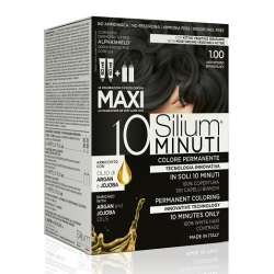 Silium 10 minuti Maxi Colorazione Permanente 1.00 Nero Intenso