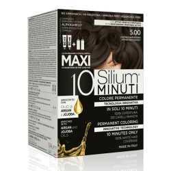 Silium 10 minuti Maxi Colorazione Permanente 5.00 Castano Chiaro Intenso