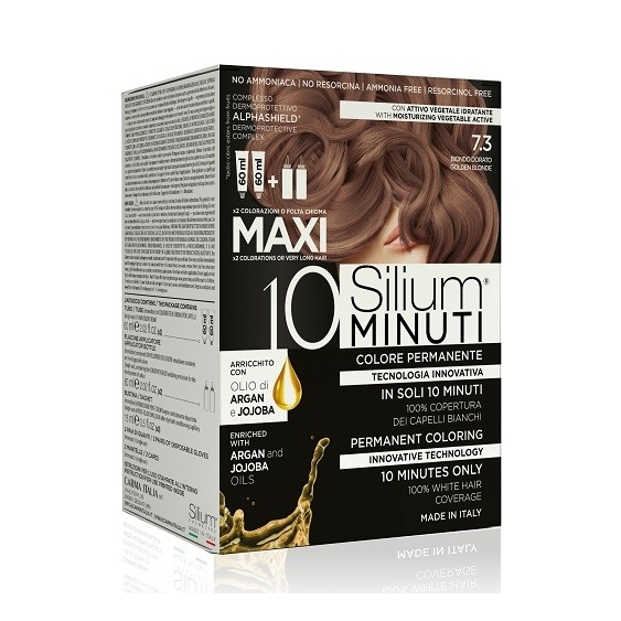 Silium 10 minuti Maxi Colorazione Permanente 7.3 Biondo Dorato