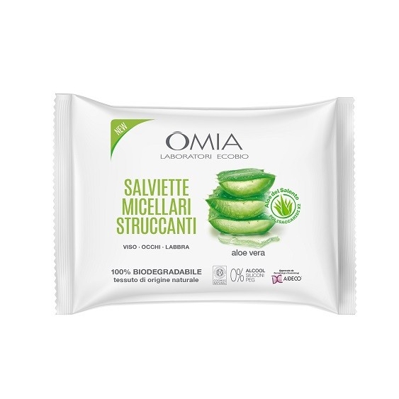 Omia Salviette Struccanti Aloe Salento 20PZ