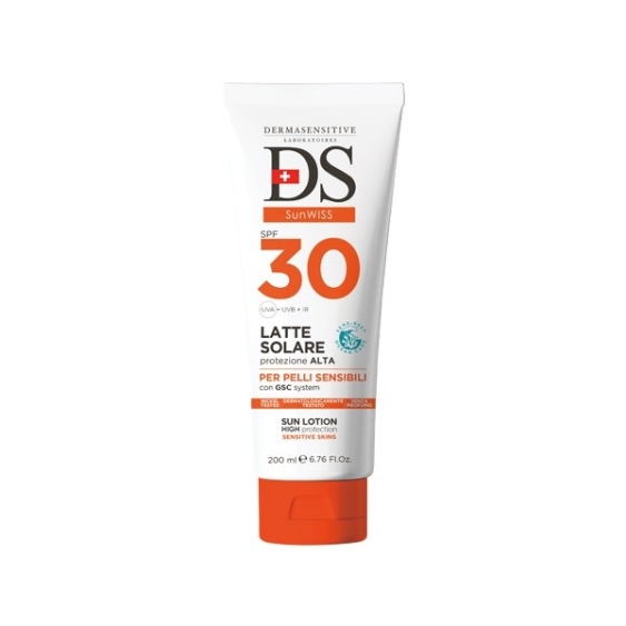 Dermasensitive DS Sunwiss Latte Solare SPF30 200ML