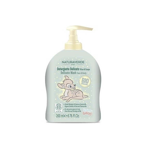Naturaverde Bio Disney Baby Detergente Delicato Viso & Corpo 200ML