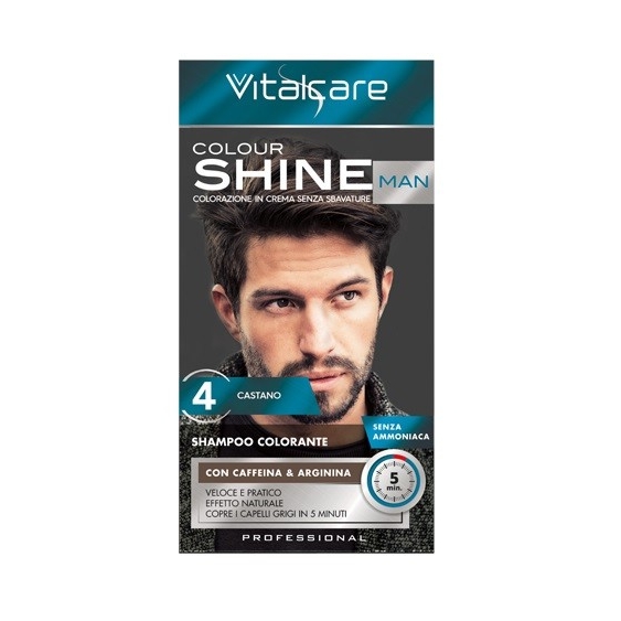 Vitalcare Colour Shine Man 4 Castano