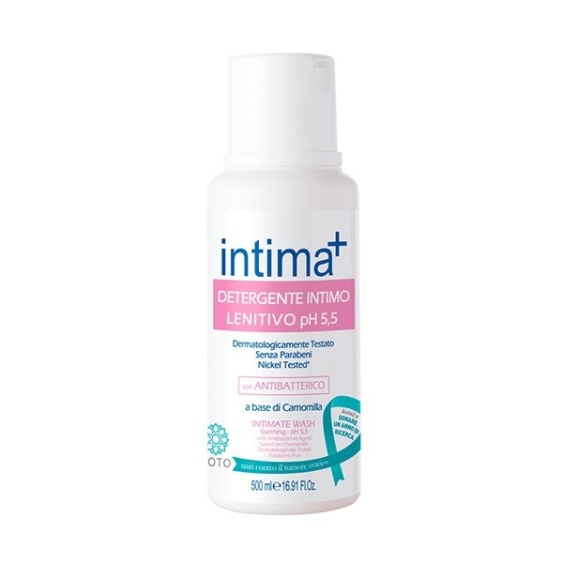 Intima+ Detergente Intimo Lenitivo pH 5.5 500ML