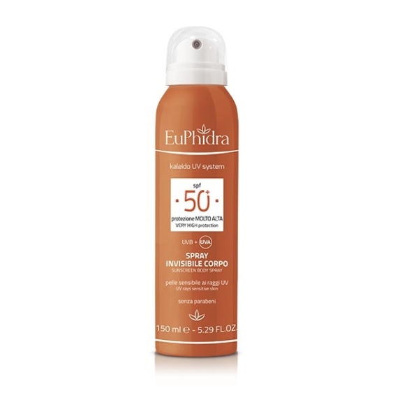 Euphidra Kaleido UV System Spray Invisibile Corpo SPF 50+ 150ML